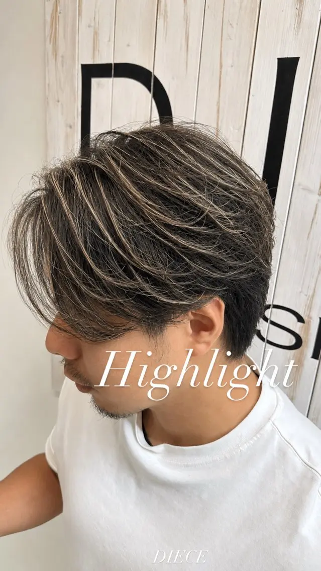 カラー パーマ メンズ メンズメッシュ メッシュ カット ヘアカラー メンズ特化 ⚡️ナツキ⚡️のヘアスタイル