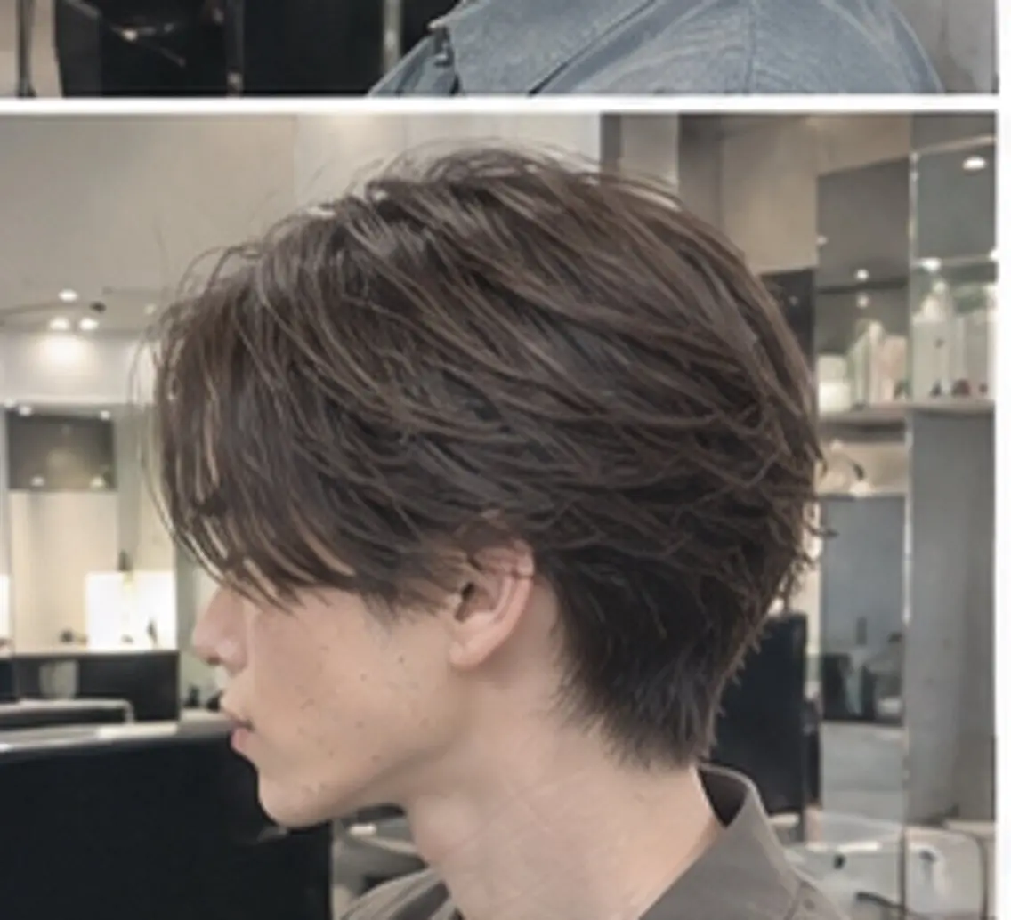 メンズ メンズパーマ カット パーマ メンズ特化/レイヤー 垢抜け／表参道のヘアスタイル