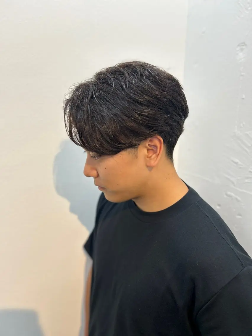 ショート くせ毛 カット ヘアカラー 野村 泰平のヘアスタイル