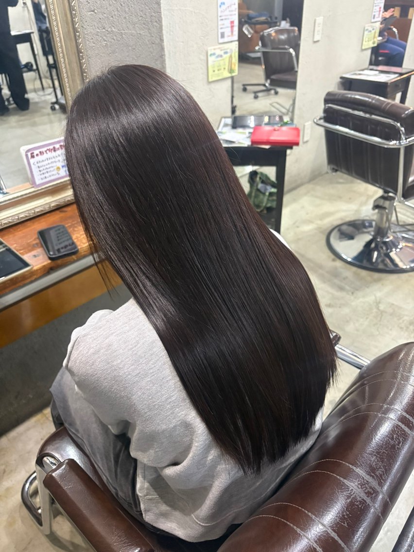 ロング トリートメント カット ヘアカラー トリートメント BULL松戸⭐️ 渡邉 春佳のヘアスタイル