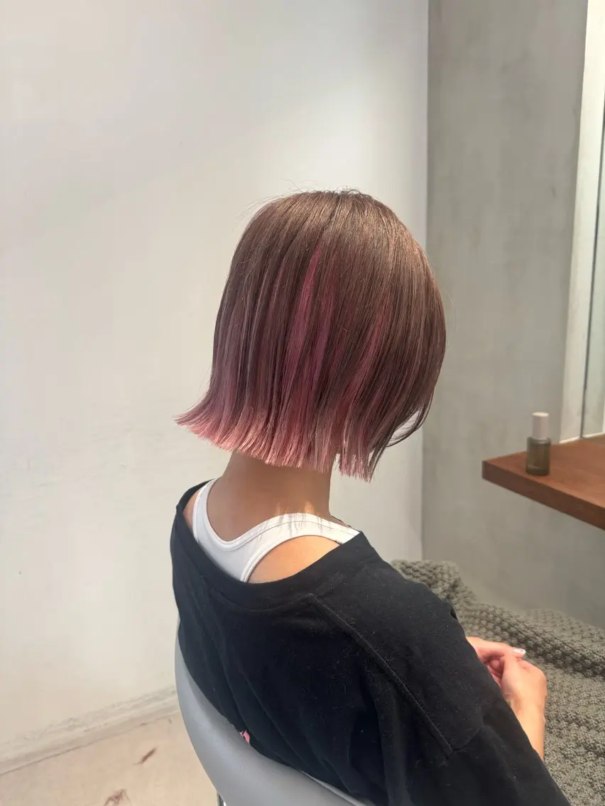 ミディアム kage Nanamiのヘアスタイル