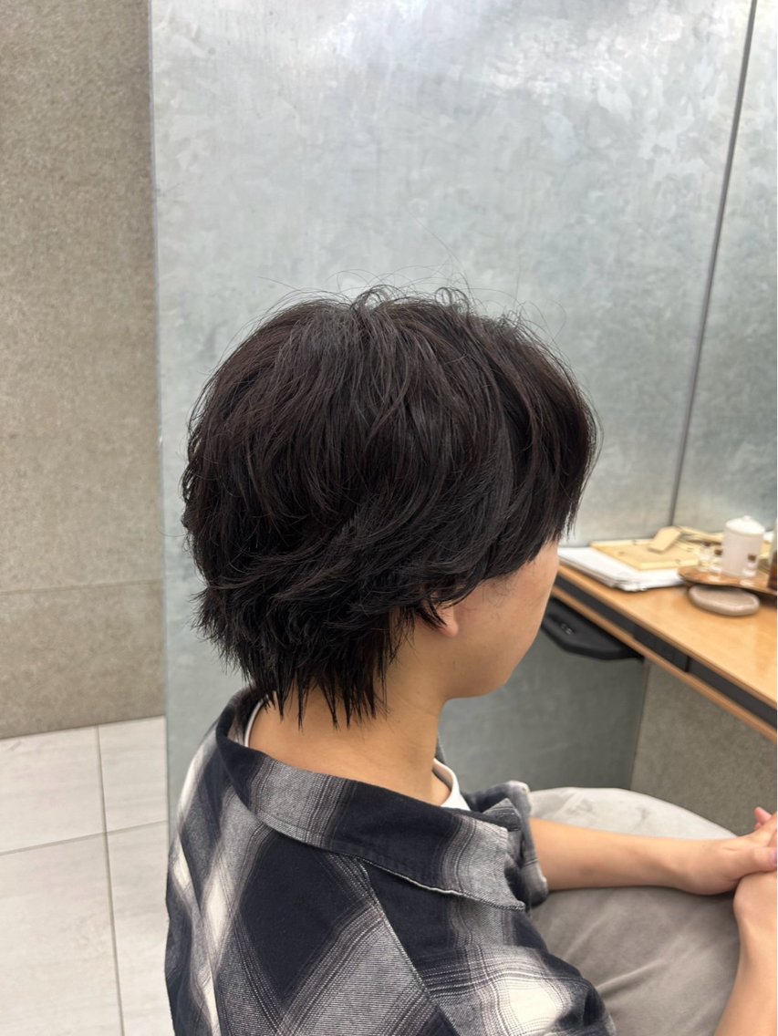 メンズ カット パーマ 🩵️⋆*BASSA ゆうきのヘアスタイル
