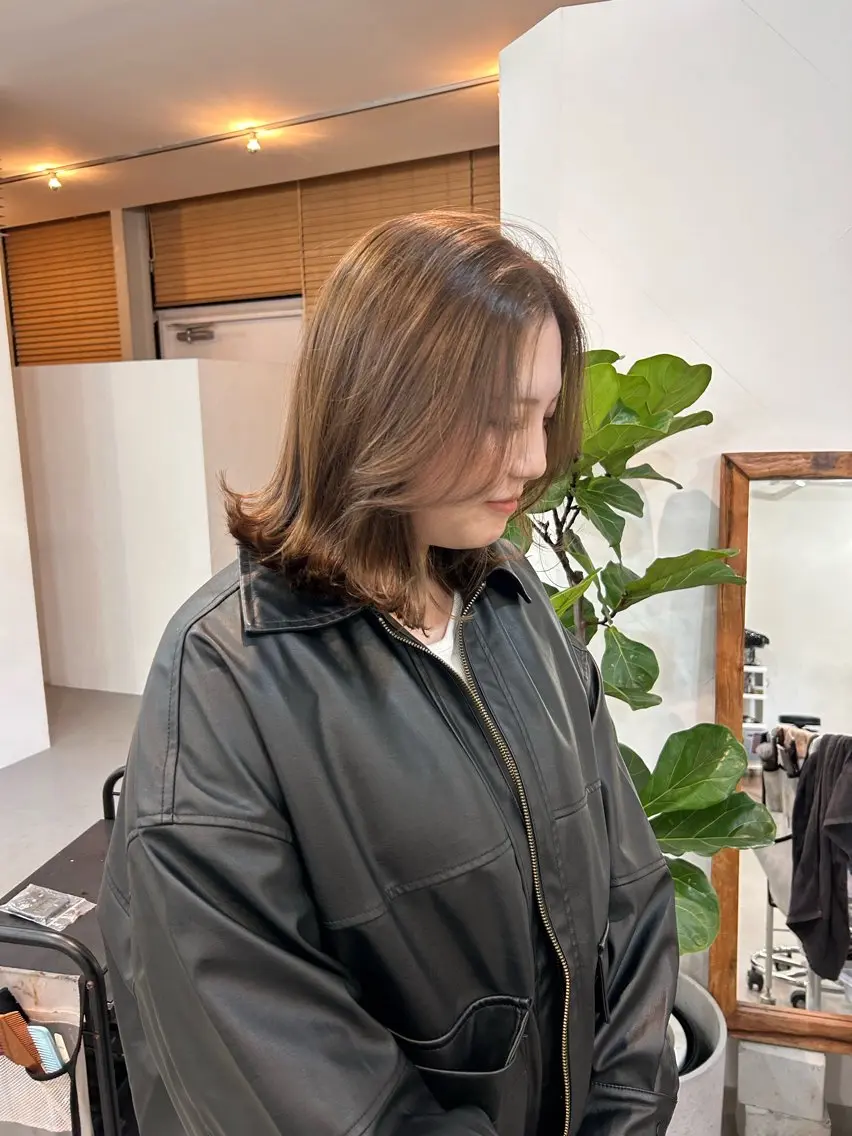 カラー かがやしづ ⭐️カラーモデルのヘアスタイル
