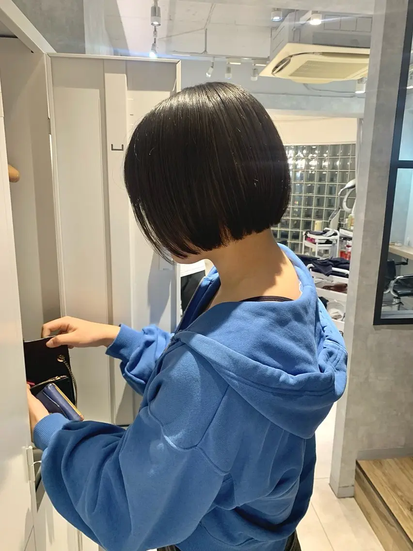ショート ボブ カット クレハ :)のヘアスタイル
