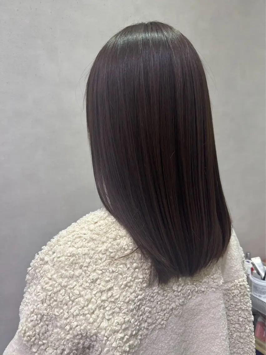 ミディアム カット ヘアカラー トリートメント 髪質改善/レイヤー ✨平沼佑麻✨のヘアスタイル