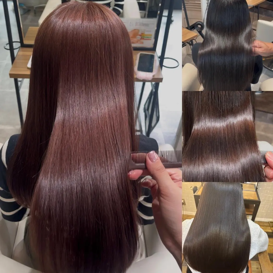 ロング カラー 髪質改善 竹田 有沙のヘアスタイル