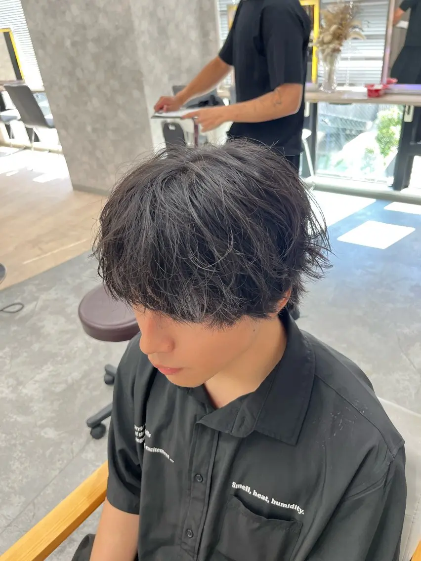 メンズ カット ヘアセット 🔥最強メンズ特化/ パーマの達人🔥風見のヘアスタイル