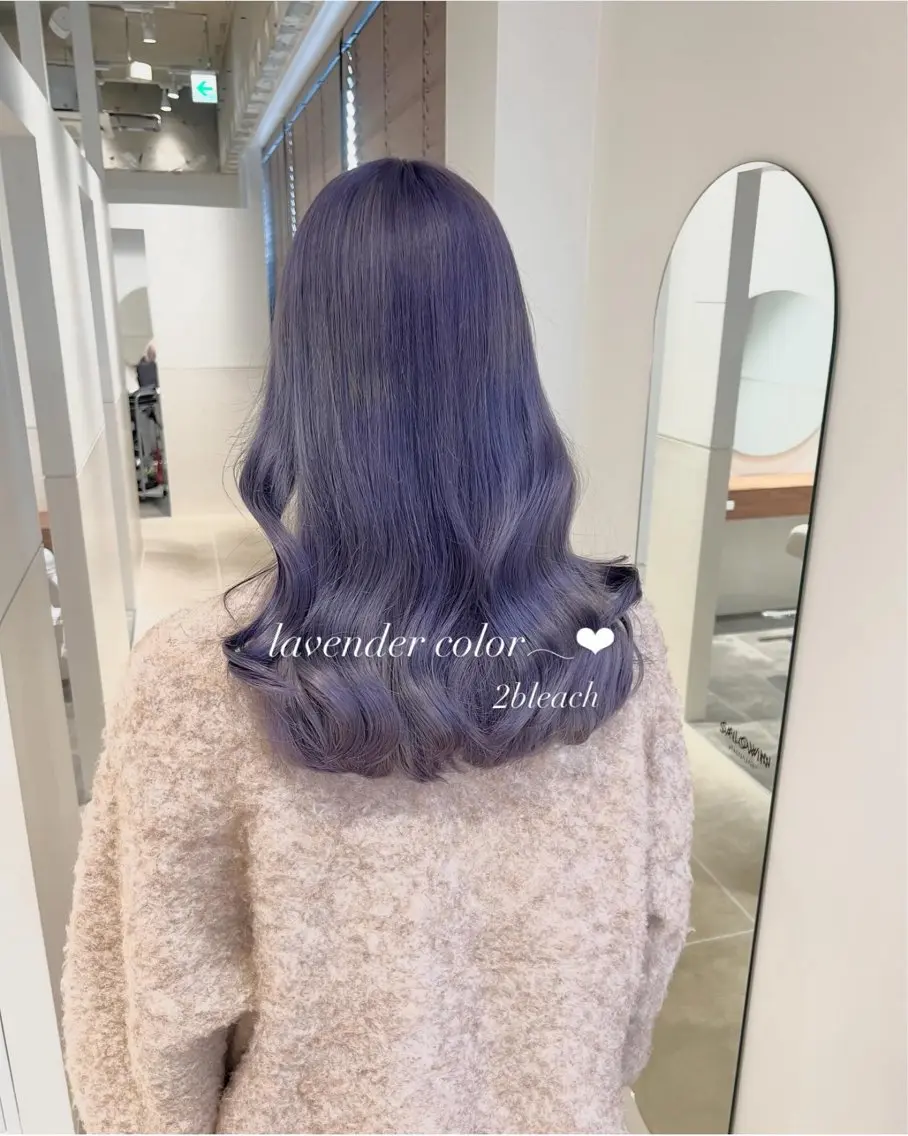 ミディアム カラー ヘアアレンジ ブリーチ ダブルカラー カット ヘアカラー トリートメント ヘッドスパ ヘアセット 💕上野美容師☁ ブリーチ💖サワのヘアスタイル