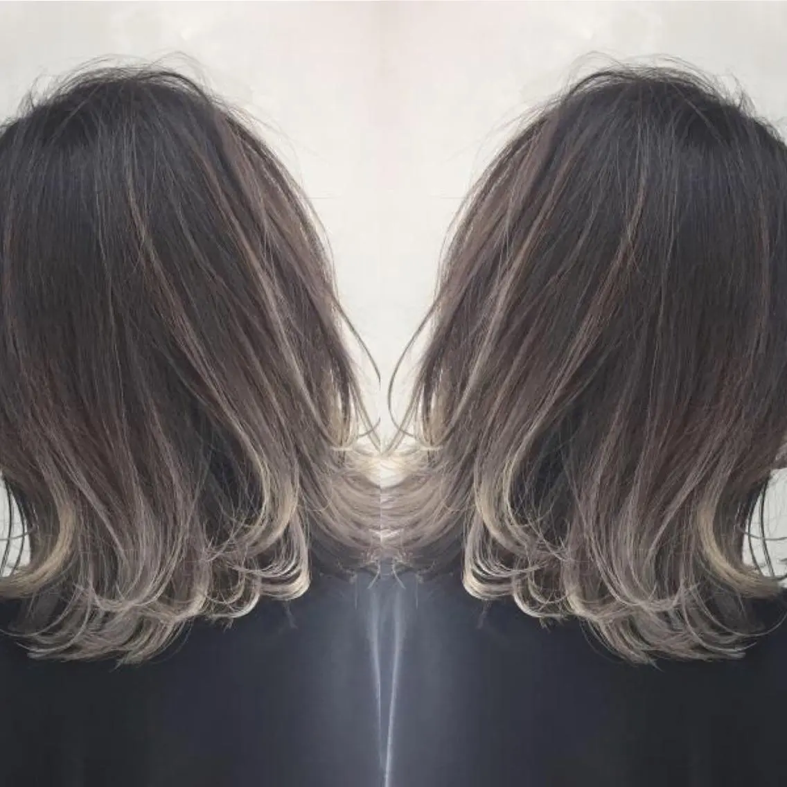 ミディアム ricca♪ 反町のヘアスタイル