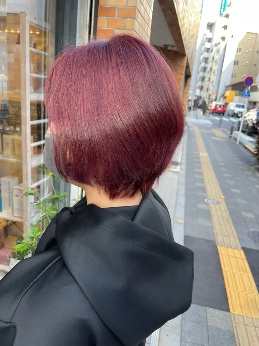 [4月限定]マッシュショートカット＋ワンカラー🙆‍♂️の写真