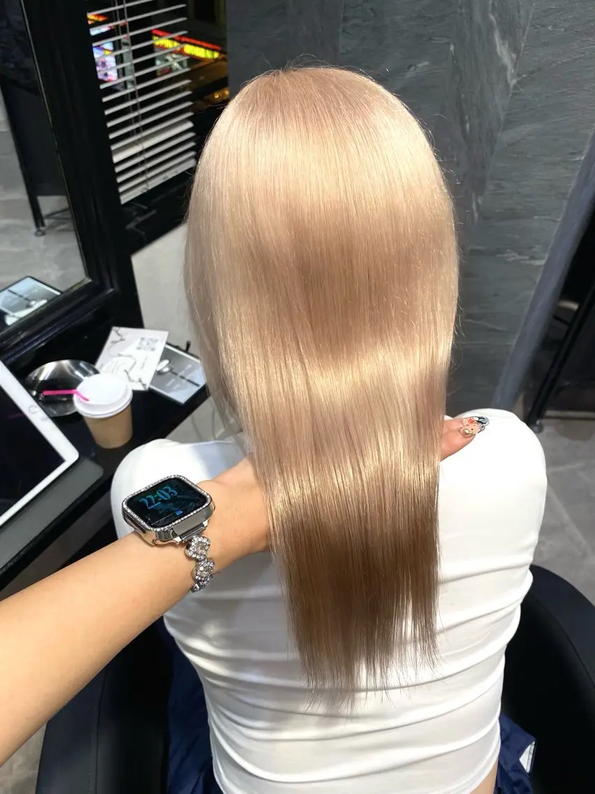 カラー ヘアカラー 大阪梅田カラーカット モデル募集中🦋サヤのヘアスタイル