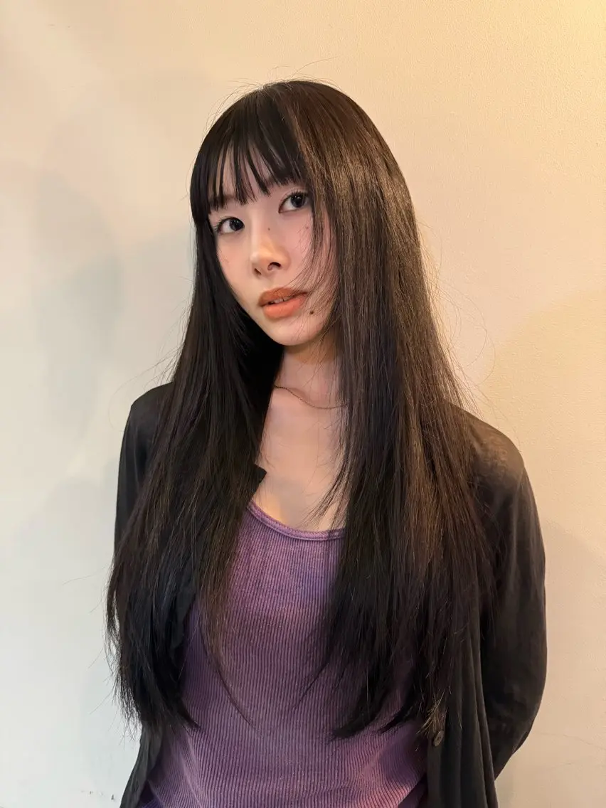 ロング 髪質改善 ロング トリートメント ヘアカラー トリートメント 林 コウセイ【三軒茶屋】のヘアスタイル
