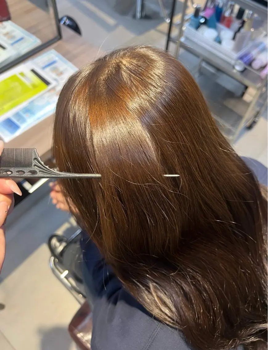 ロング ヘアカラー Kako🫧⭐️ アシスタント/モデルのヘアスタイル