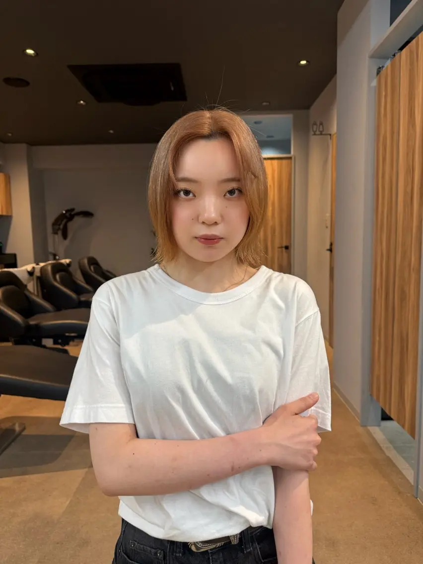 ショート ヘアカラー 似合わせスタイル☁️ 堀内志茉🍀のヘアスタイル
