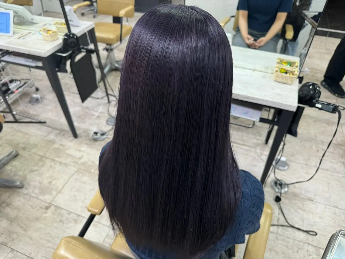 ロング カット ヘアカラー 💙 Tomoka💜のヘアスタイル