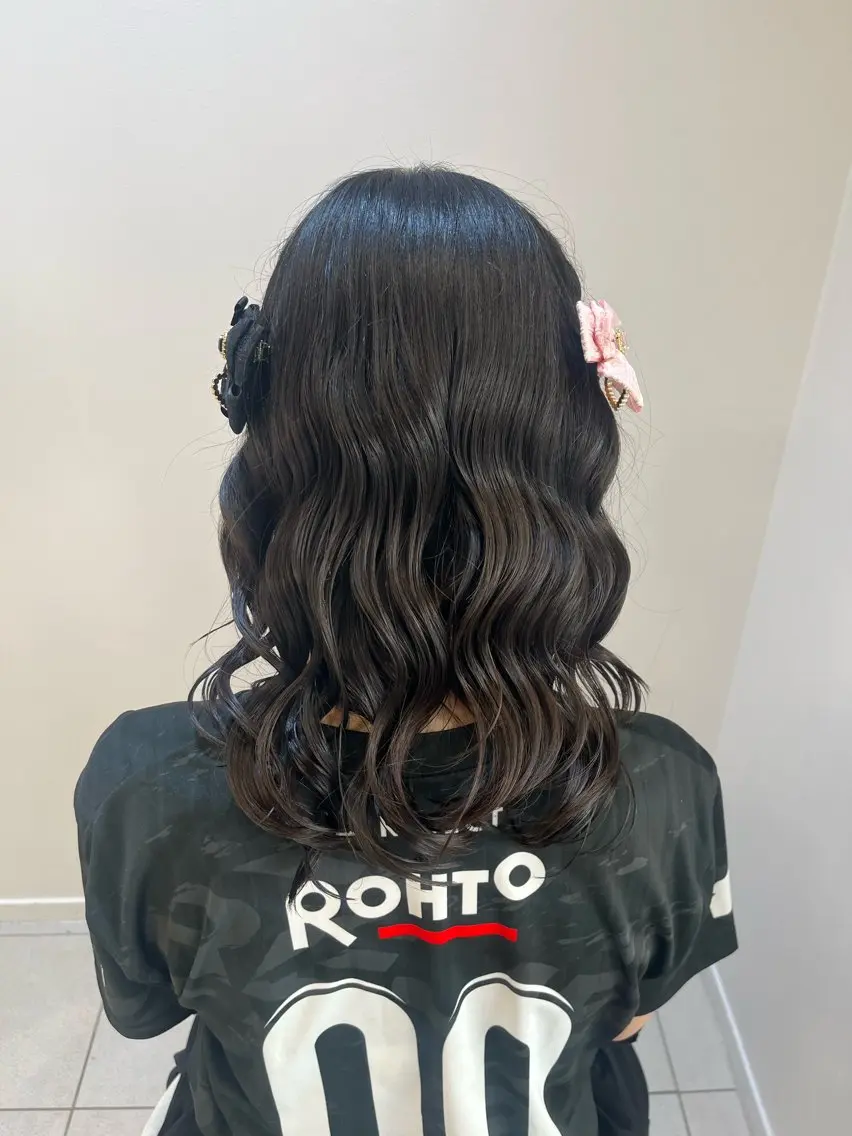 セミロング ヨシンモリ ブリーチカラー特化 美容師/𝕐𝕌𝕀のヘアスタイル