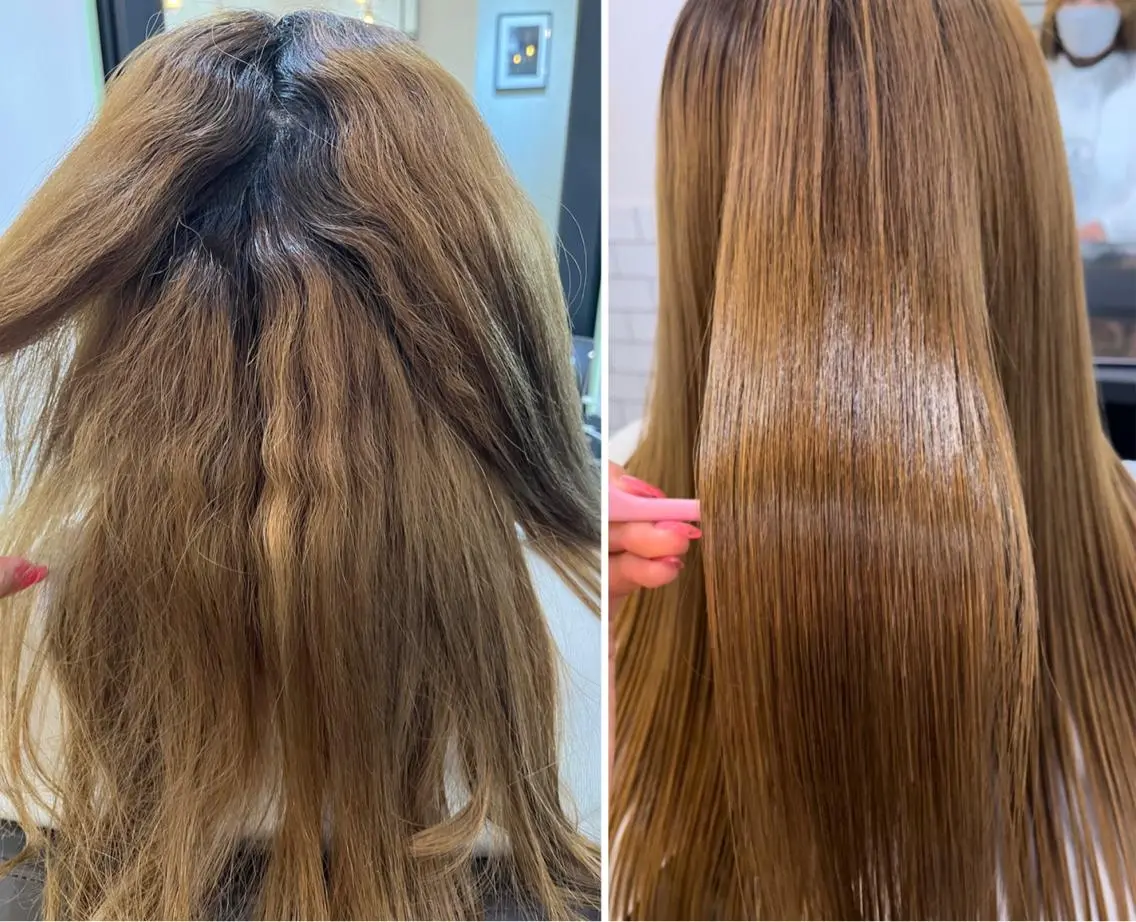 keratin✨ケラチントリートメント‼️髪の毛の痛みを軽減させたい方にオススメです💎最強トリートメント🔥の写真