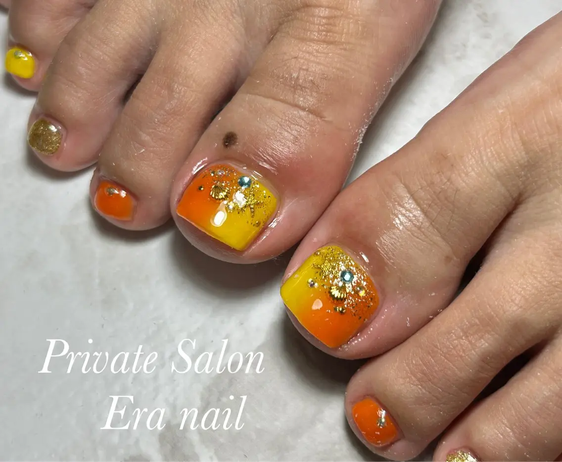ネイル フットネイル フットネイル Era nailのネイルデザイン