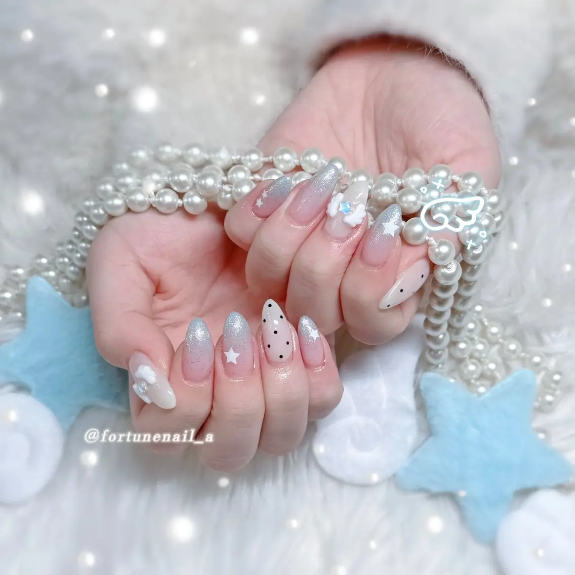 ネイル ハンドネイル ✩.*🎀 aoi🎀のネイルデザイン