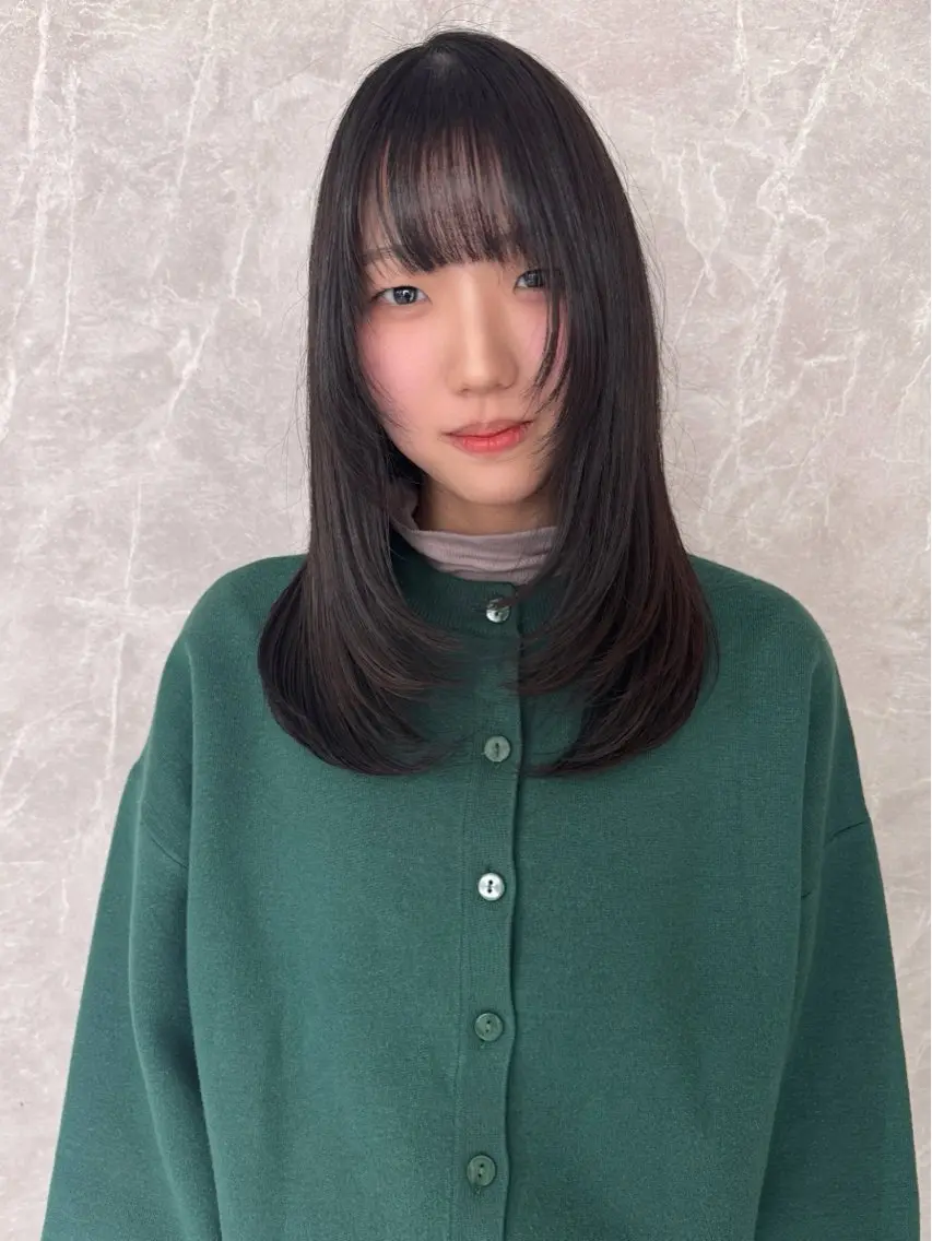 ロング カラー カット ヘアカラー トリートメント 髪質改善/ボブ レイヤー/今城愛友花のヘアスタイル