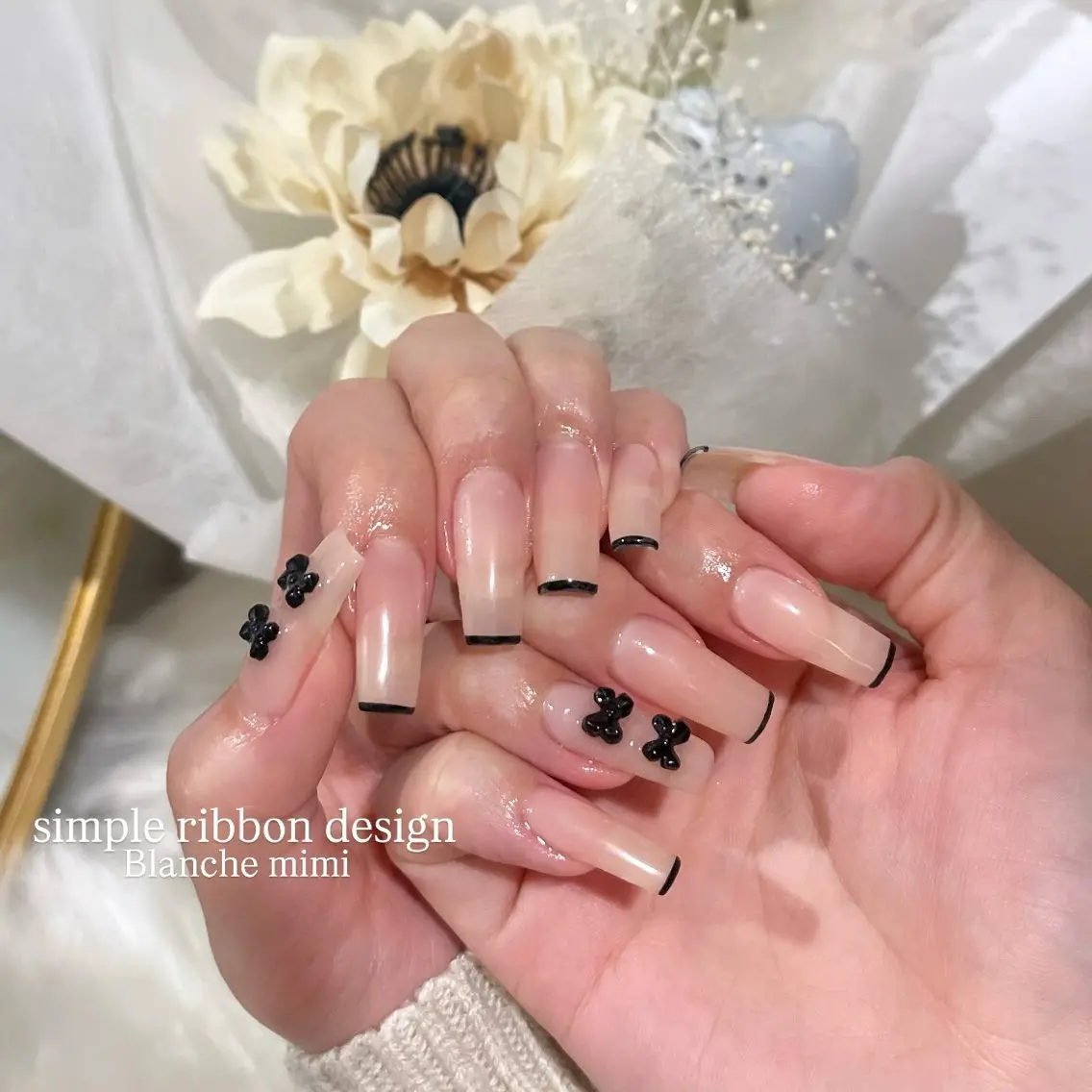 ネイル ハンドネイル Blanche mimi.u_aのネイルデザイン