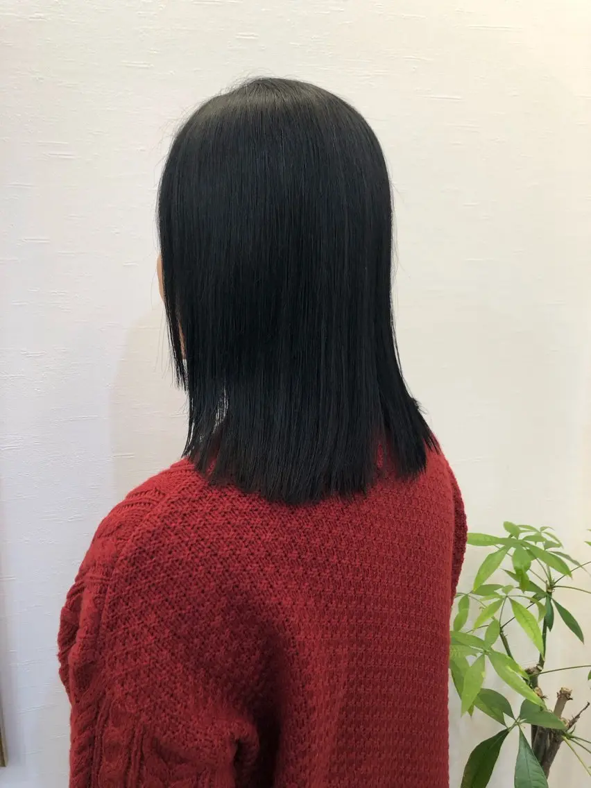 セミロング ツノガイ エリのヘアスタイル