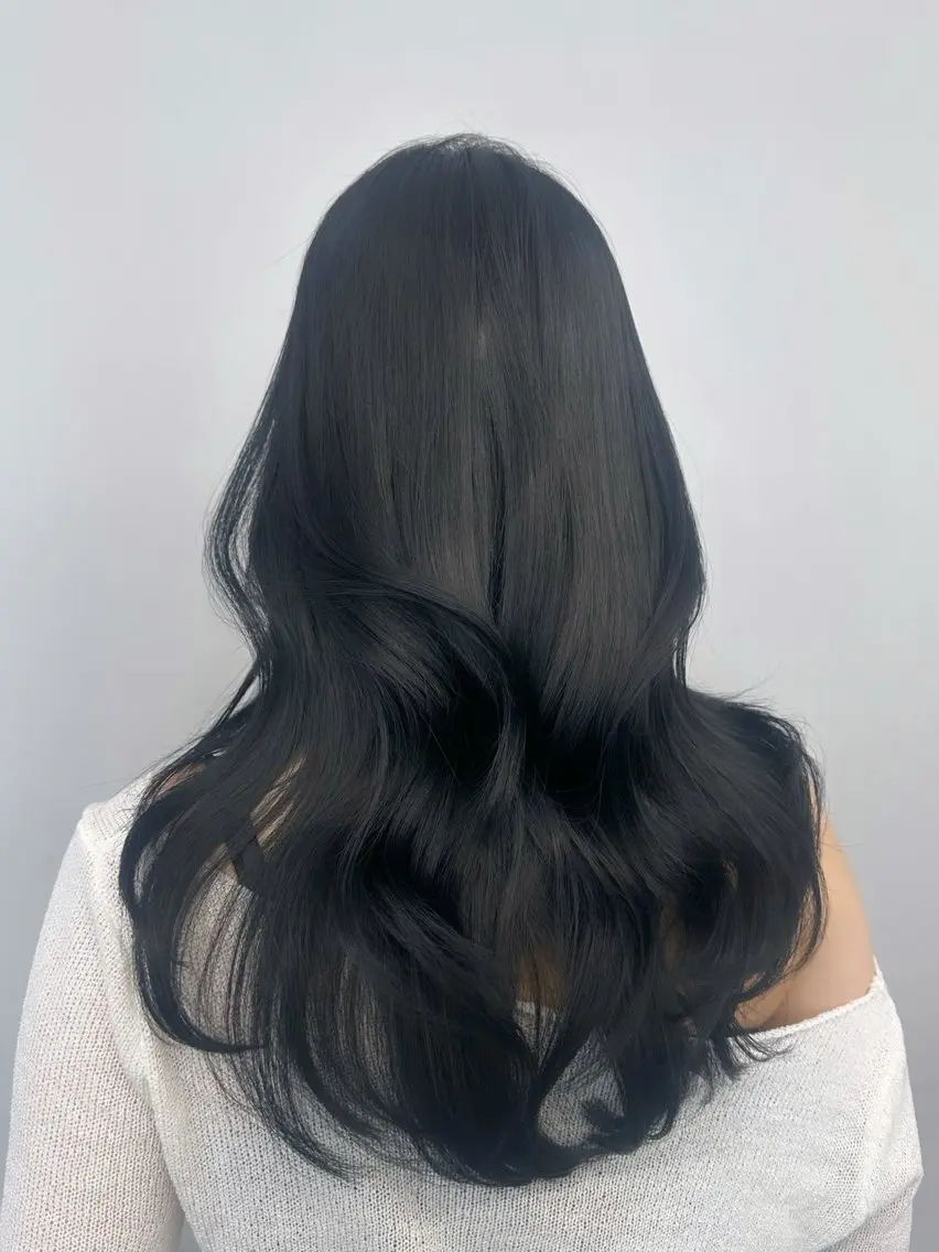 ロング カット ヘアカラー 盛れるヘア♡ 韓国Styleのヘアスタイル