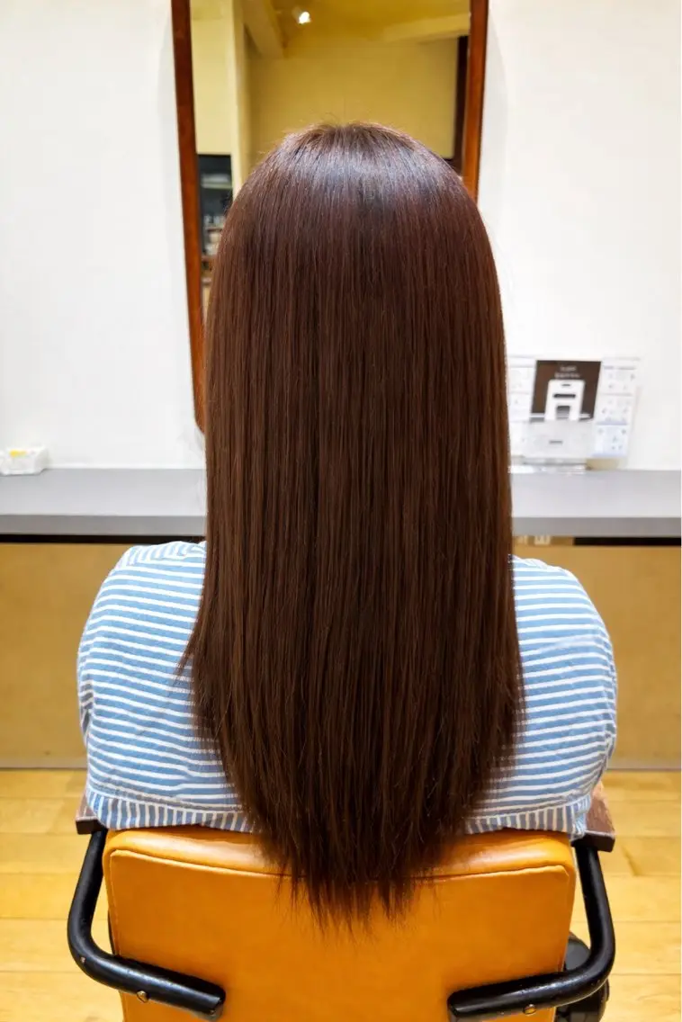 カラー CLAPSコハク モデル募集のヘアスタイル