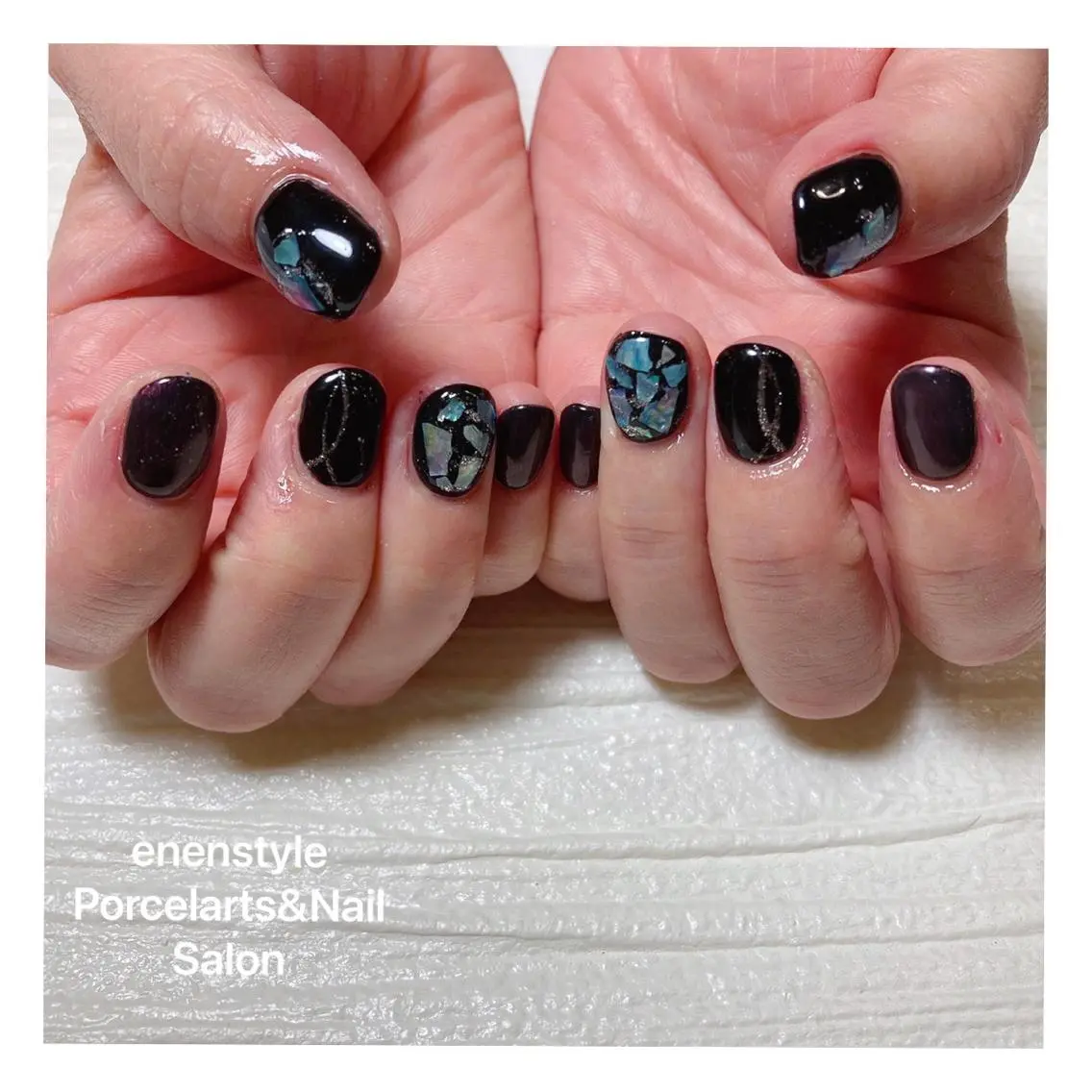 ショート ネイル 🐾enen style 🐾のネイルデザイン