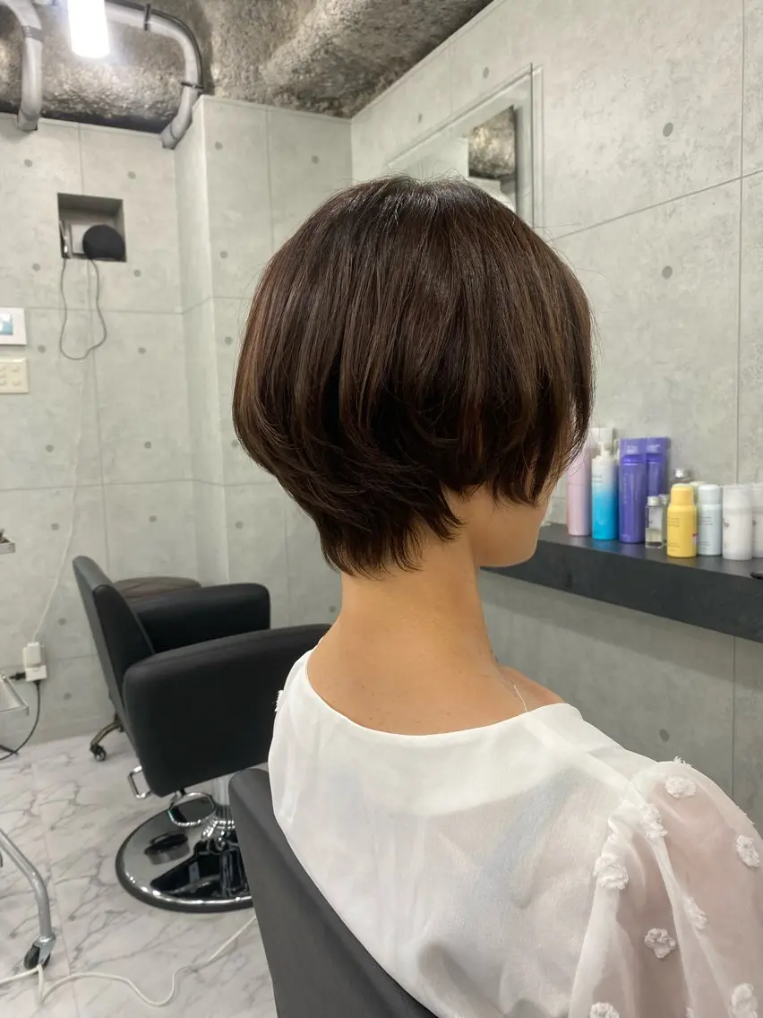 ショート ショートヘア 小顔カット Endearing 🌟銀座のヘアスタイル