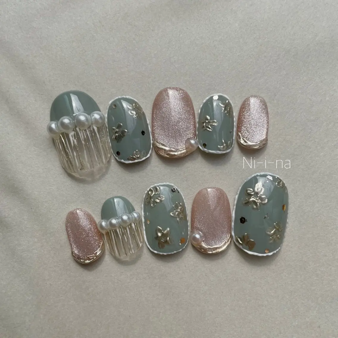 ネイル ネイルチップ nail salon Ni-i-naのネイルデザイン