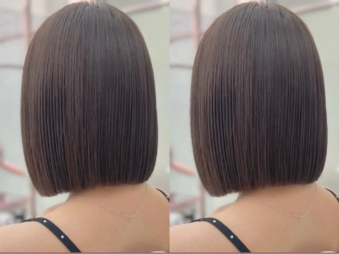 ショート カット ミディアムレイヤー 特化COA 日向のヘアスタイル