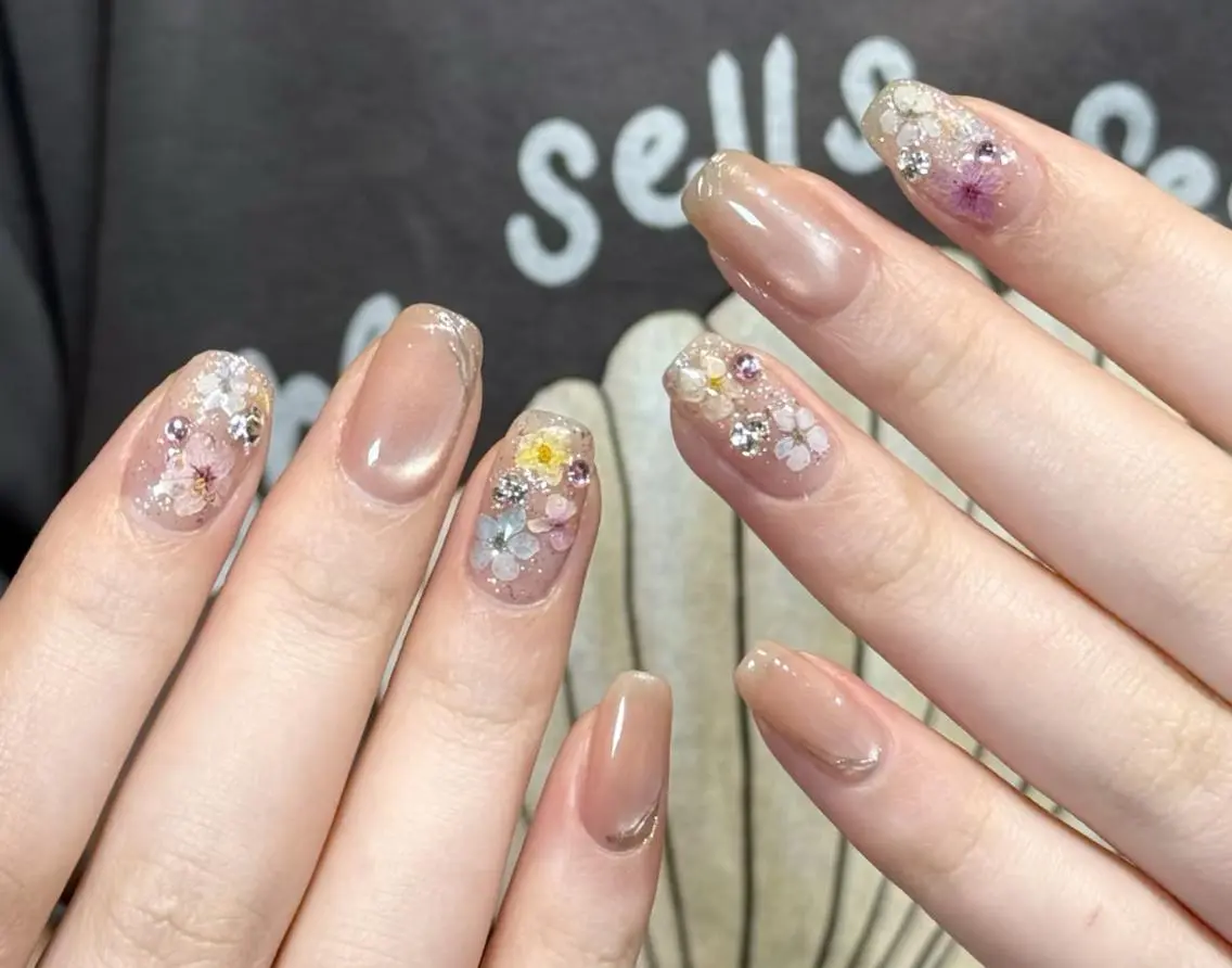 ネイル ハンドネイル By moonネイル 🌷ワンホン/韓国風のネイルデザイン