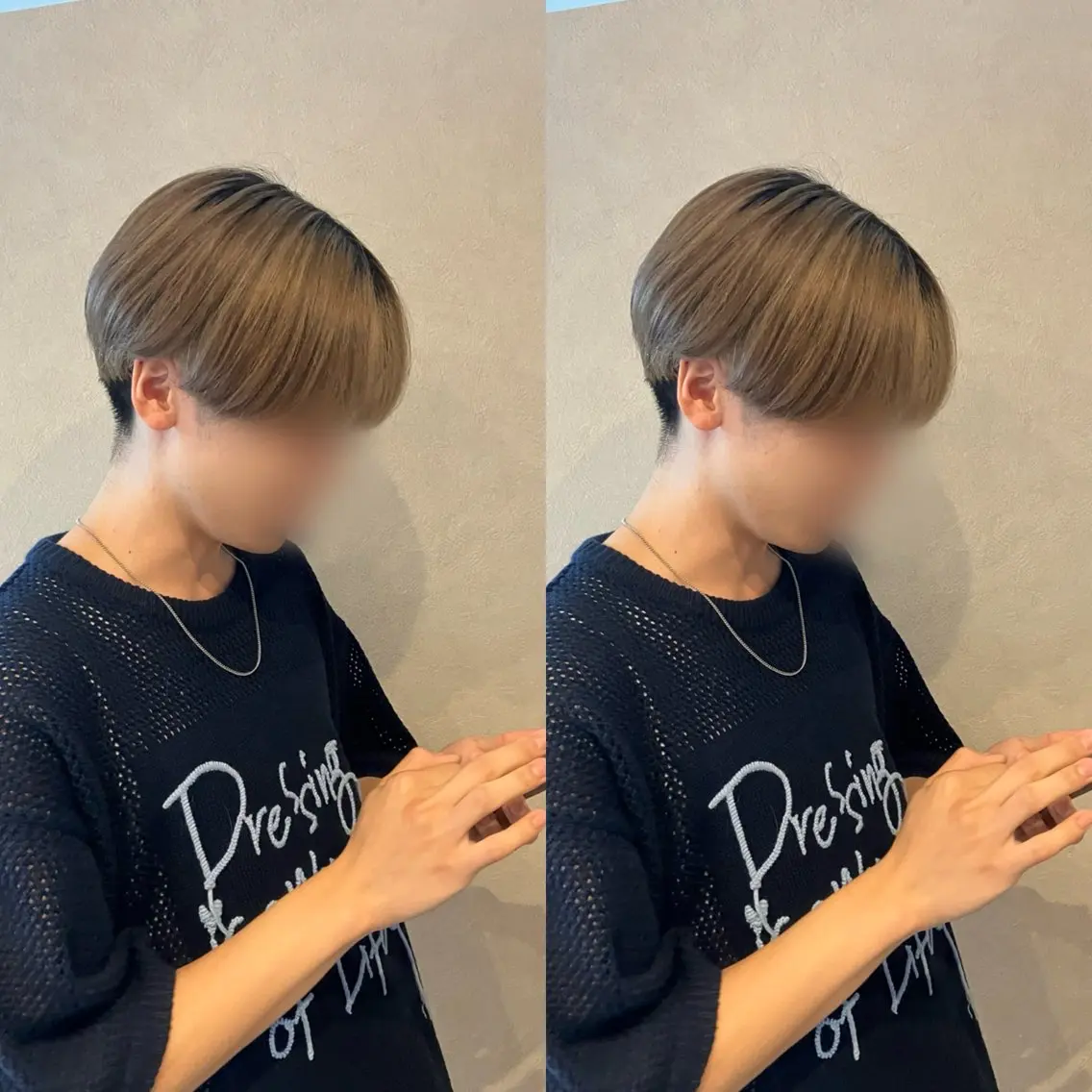 カラー メンズ メンズハイトーン マッシュ 透明感カラー ハイトーンカラー カット ヘアカラー トリートメント モデル様募集中🍒 りおのヘアスタイル
