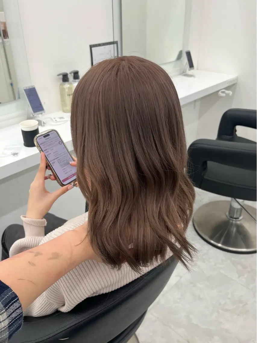 カラー ヘアカラー トリートメント ヘッドスパ ヘアセット 🍒暖色ダブルカラー /FUKA🍒のヘアスタイル