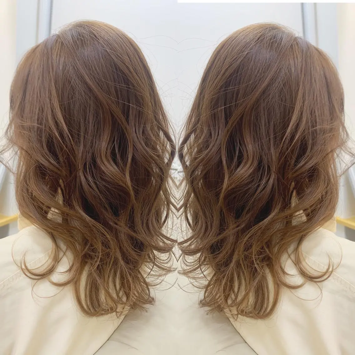 セミロング ヘアカラー H (エイチ) 烏丸御池店のヘアスタイル