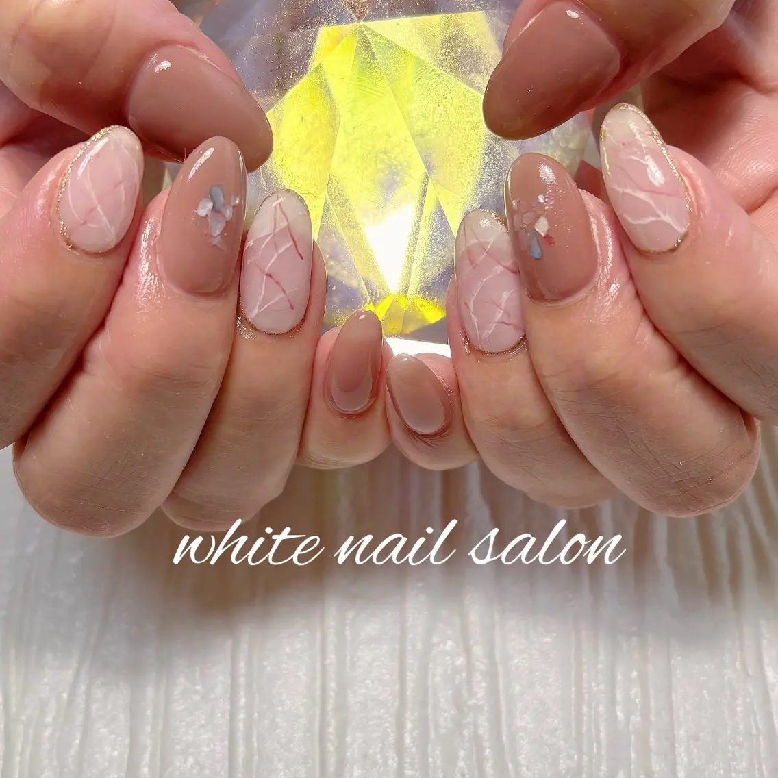 ネイル フットネイル ラメ(グリッター) ハンドネイル white nail salonのネイルデザイン