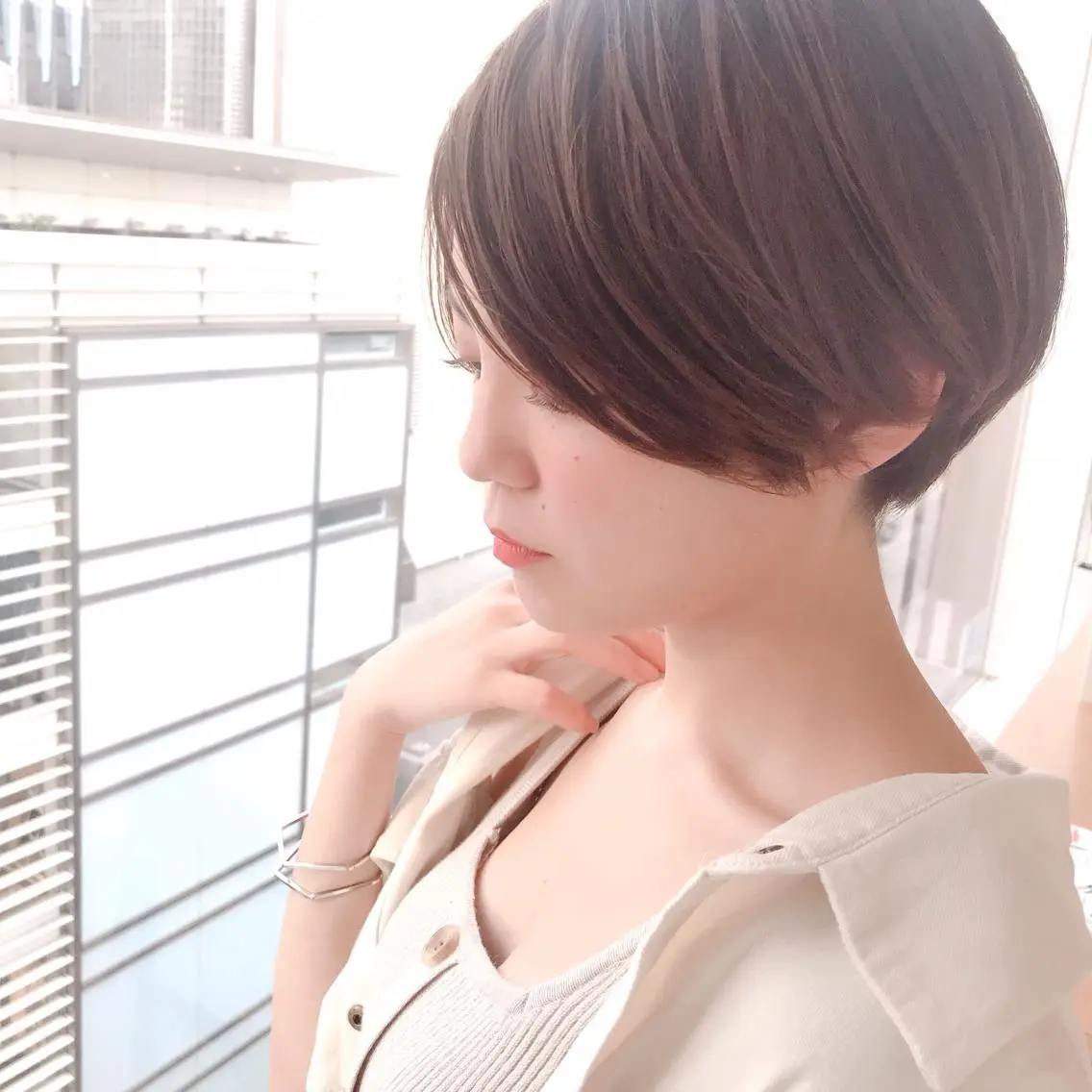 ショート カット パーマ トリートメント 艶髪ショートの匠✂️ 錦糸町佐藤店長のヘアスタイル