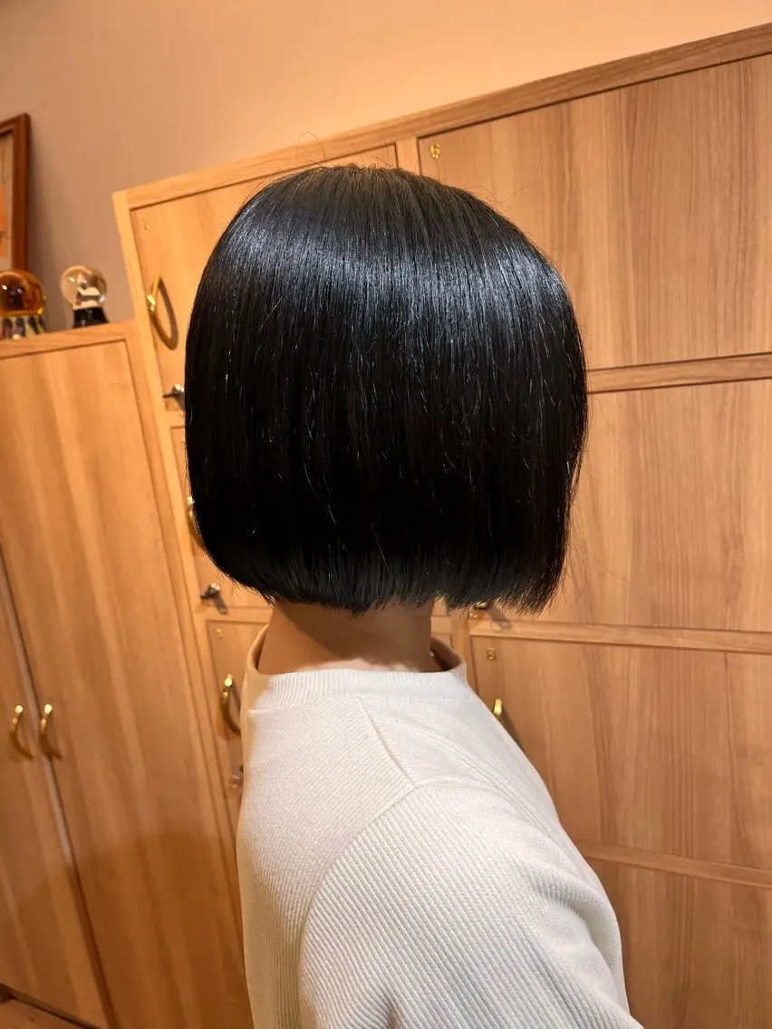 ショート 前下がりボブ ボブ カット 臺 佳連のヘアスタイル