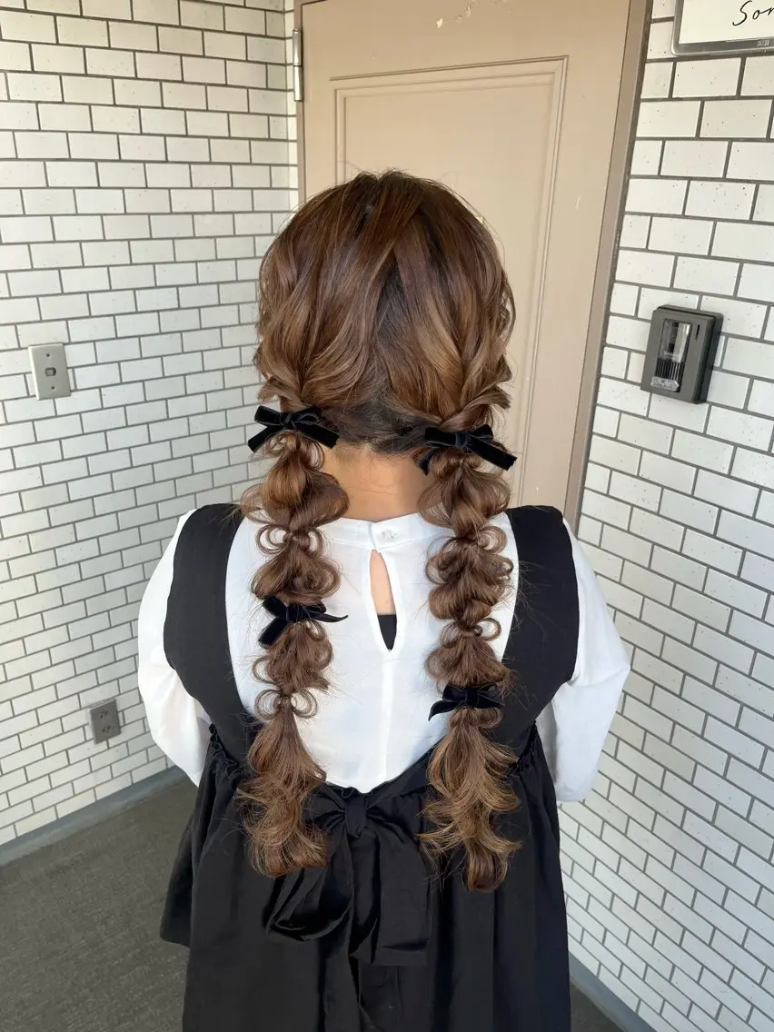 ヘアアレンジ 結婚式・ブライダル 髪飾り 推し活/イベントヘア 🎀✨yuriのヘアスタイル
