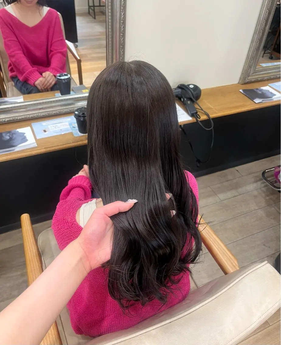 ロング ヘアカラー トリートメント みゆ/ カラーリスト🎀のヘアスタイル
