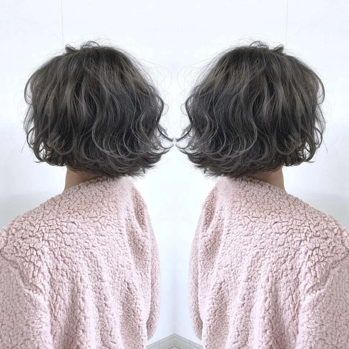 ミディアム 穐田 司樹のヘアスタイル