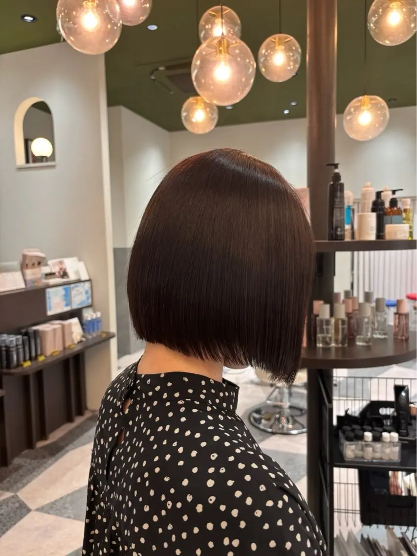 ショート カラー ボブ みく⌇Amas 〚カットモデル募集〛のヘアスタイル