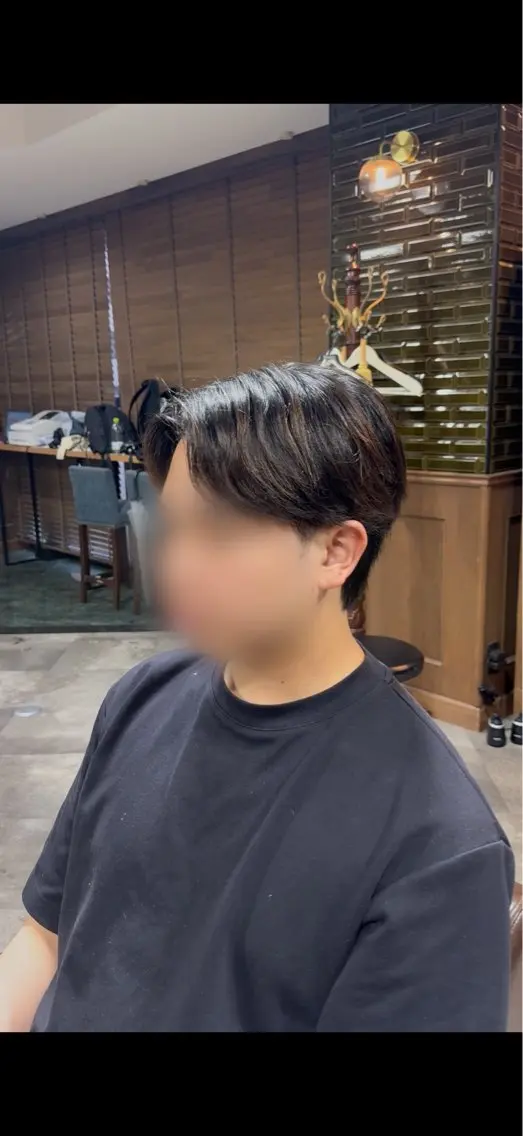 メンズ センターパート 松尾 星空のヘアスタイル