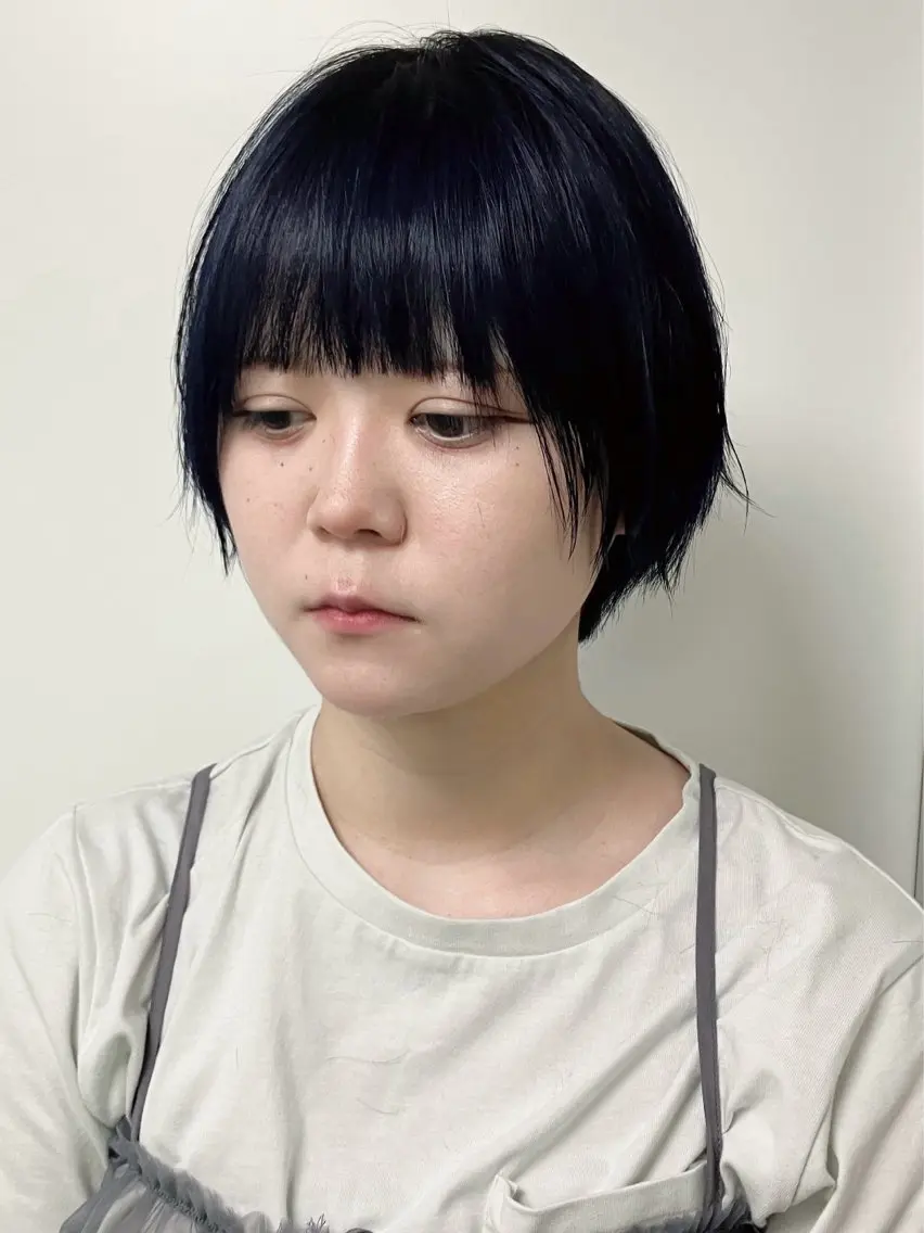 ショート ショートボブ ボブ レイヤーカット 似合わせカット ショートヘア fumikaブリーチ /デザインのヘアスタイル
