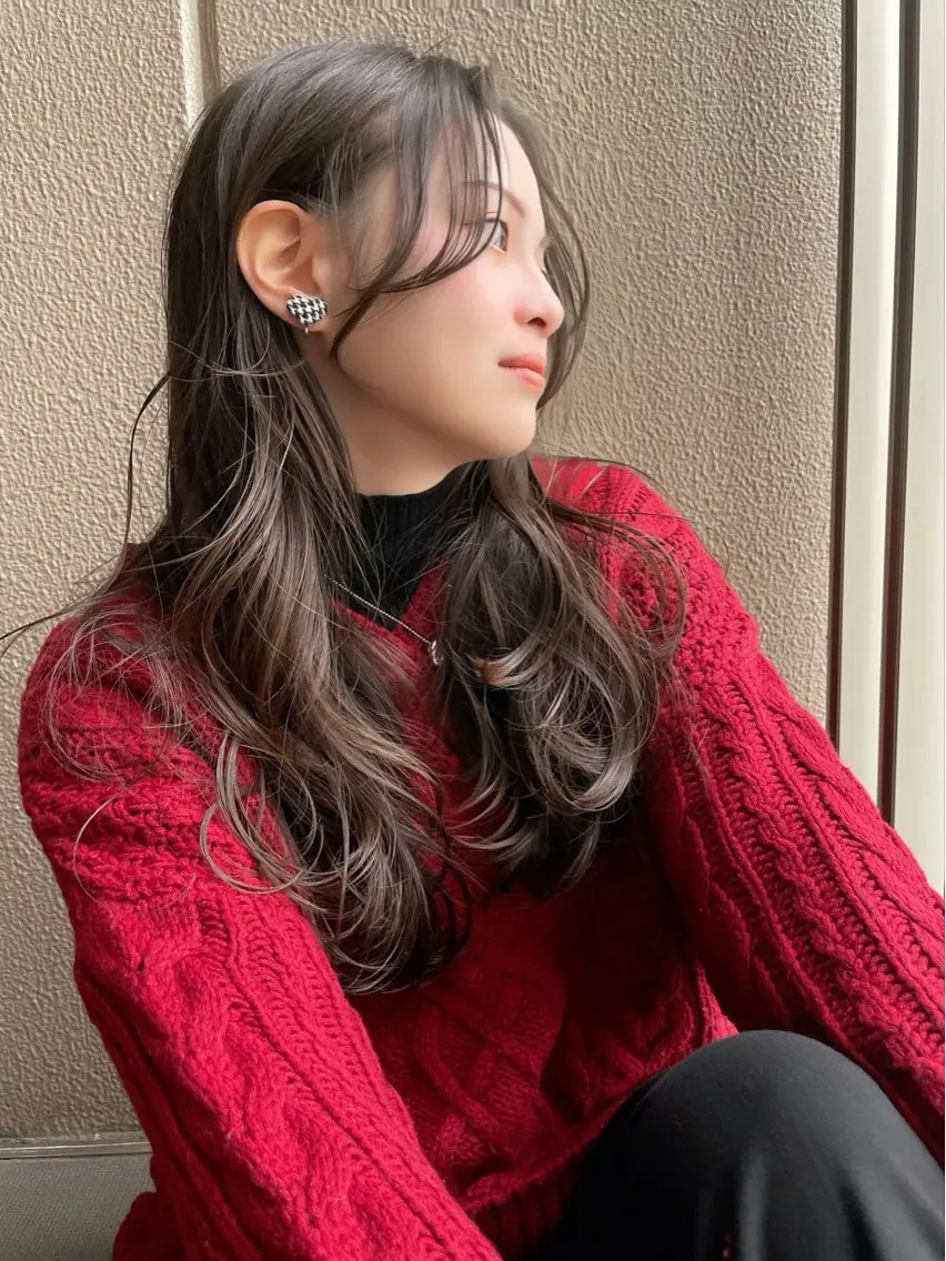 透明感カラー+ミルボントリートメント ¥10,000[新宿駅]の写真