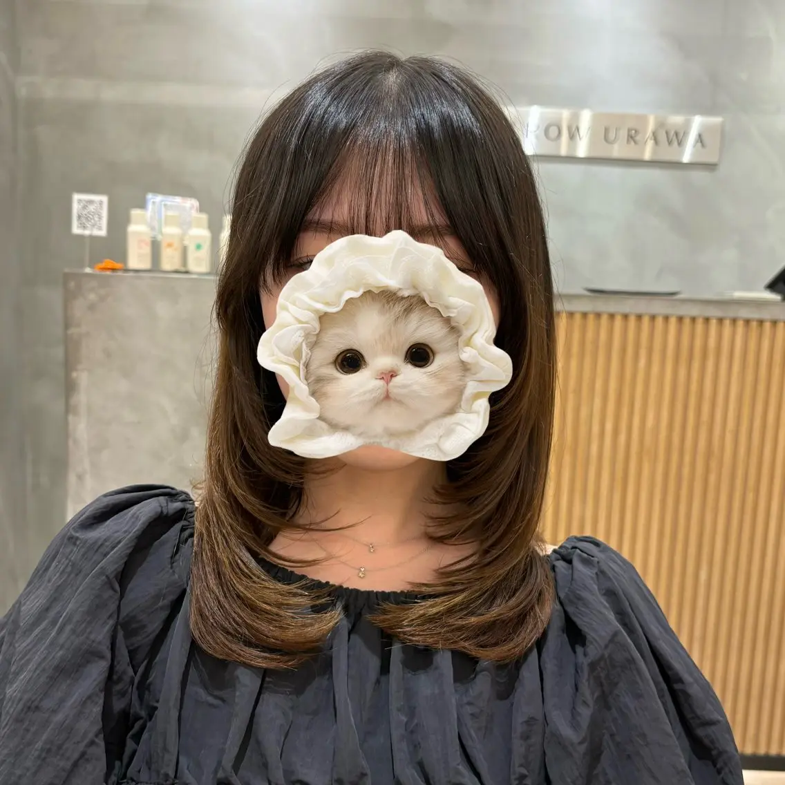 ミディアム カラー レイヤー🍀ボブ 浦和🍓YUIのヘアスタイル