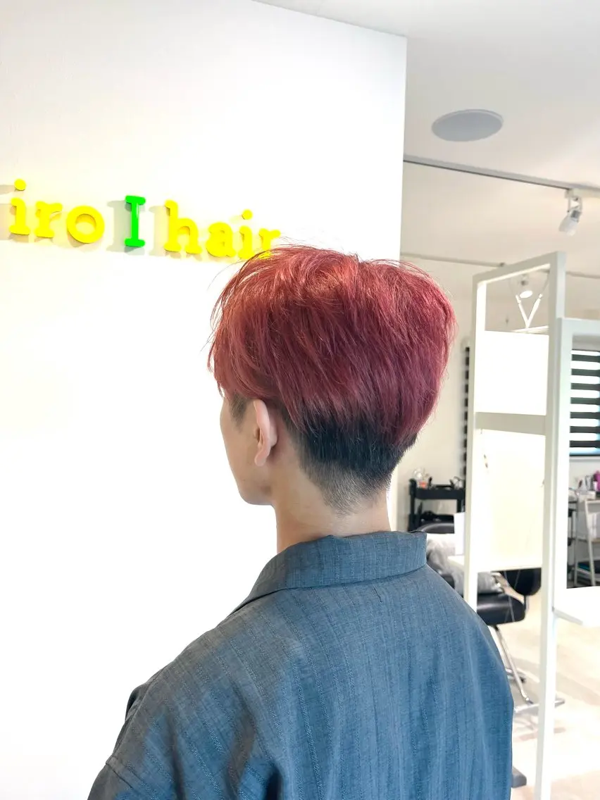 【男性限定】✨カット＋ダブルカラー(ブリーチカラー)＋トリートメント✨(全頭、インナー、グラデーション等)の写真