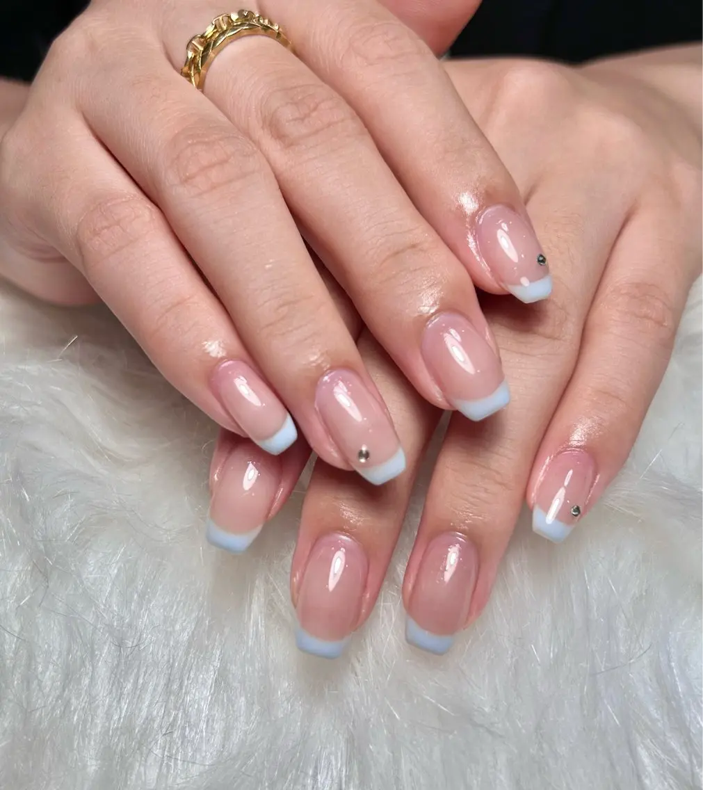 ネイル ジェルネイル 持ち込み ワンカラーネイル スカルプネイル xinh nailsのネイルデザイン