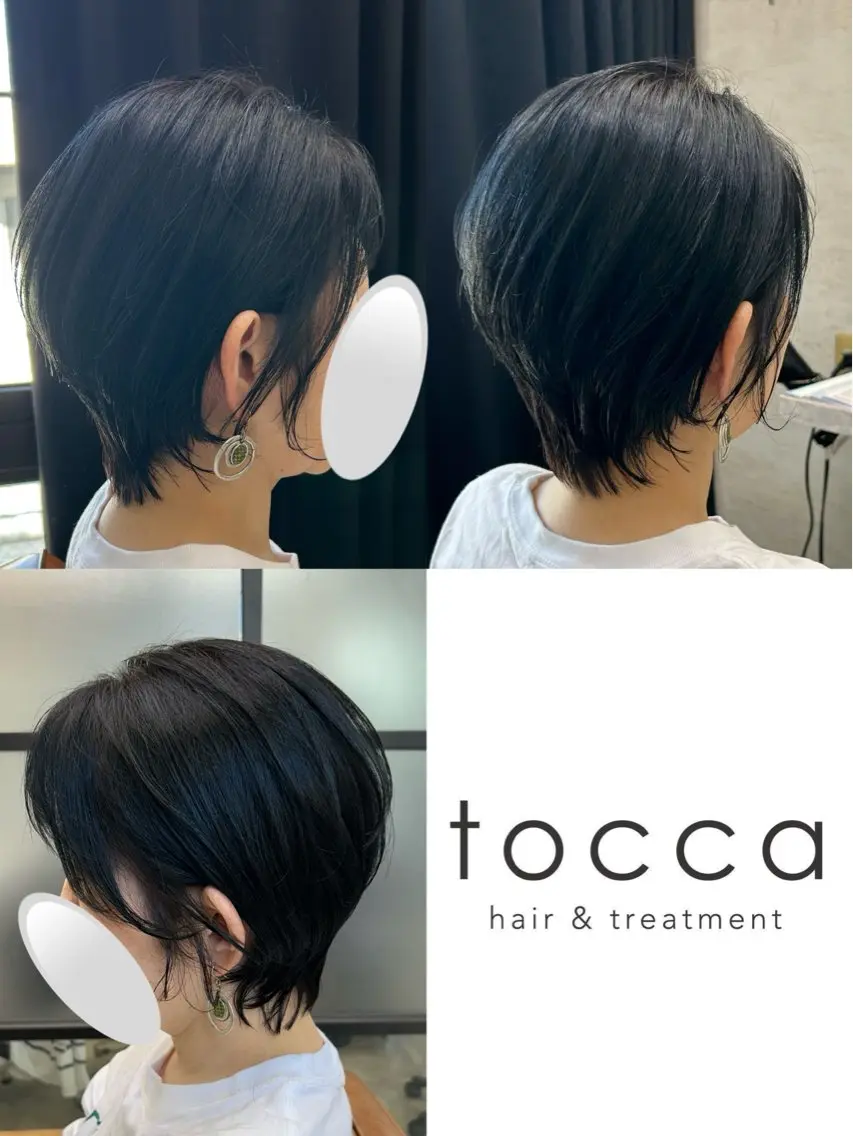 ショート 丸みショート ショートヘア 艶カラー吉祥寺🌸 KAZUEのヘアスタイル